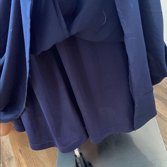 MIUSOL Navy Lace & Sheer Maxi Dress MEDIUM NWT - Picture 9 of 11